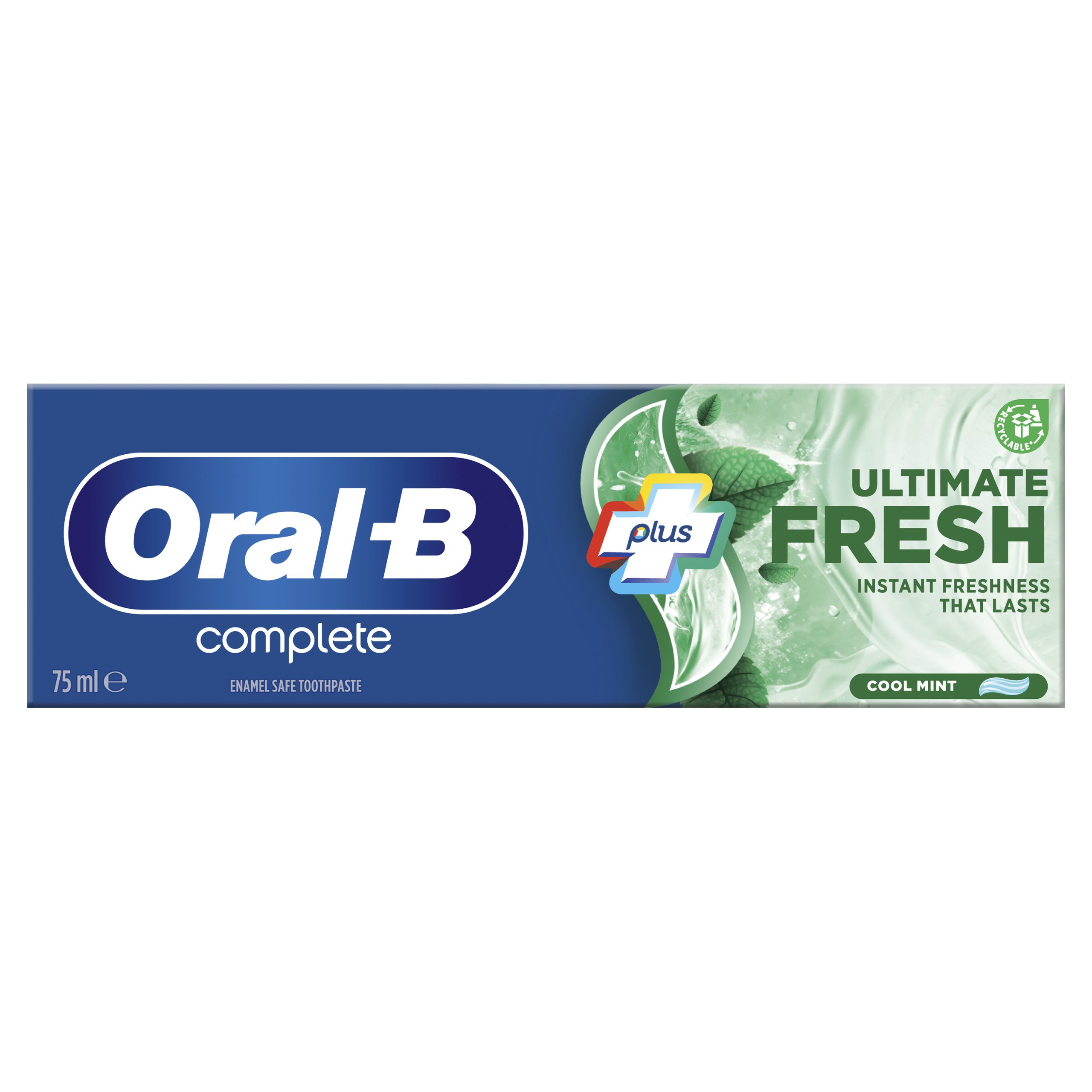 08001090130761_C1N1 خمیر دندان اورال-بی مدل Complete Protect & Clean حجم ۷۵ میلیلیتر - تصویر 1