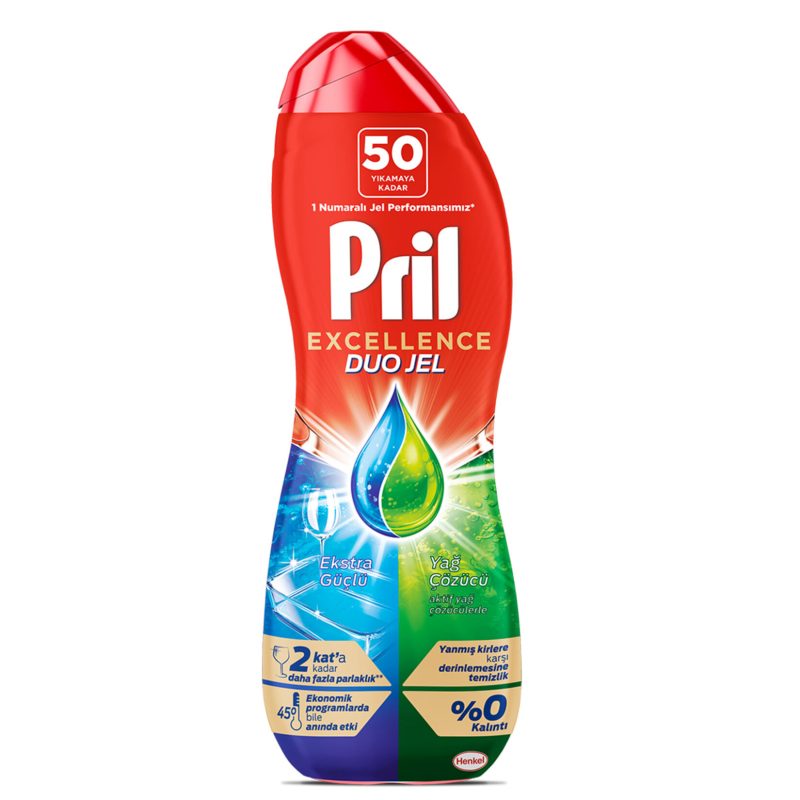 ژل ظرفشویی پریل دوفاز 900 میلی لیتر Pril Excellence