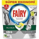 قرص ماشین ظرفشویی فیری  Fairy  پلاتینیوم 72 عددی